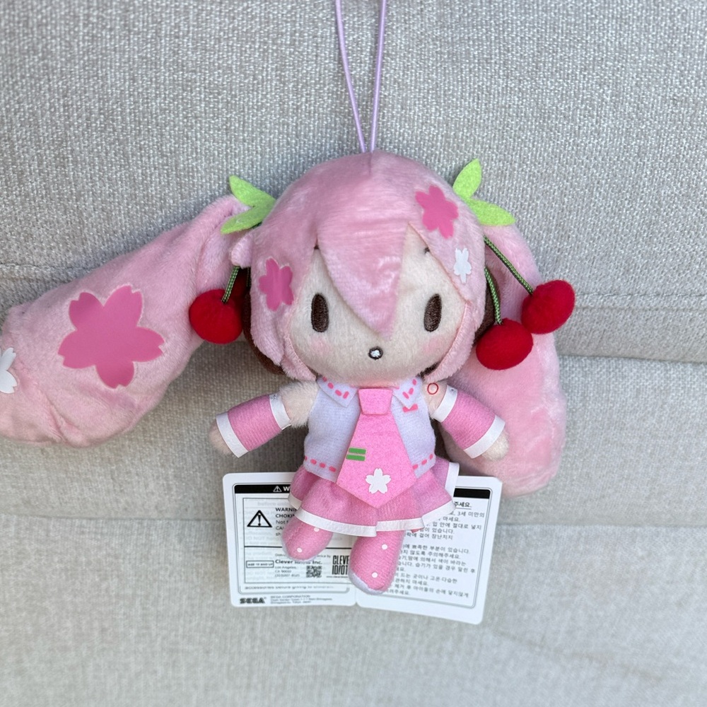Sakura Miku Hatsune Miku Plush Doll with Cherry Blossom Design
